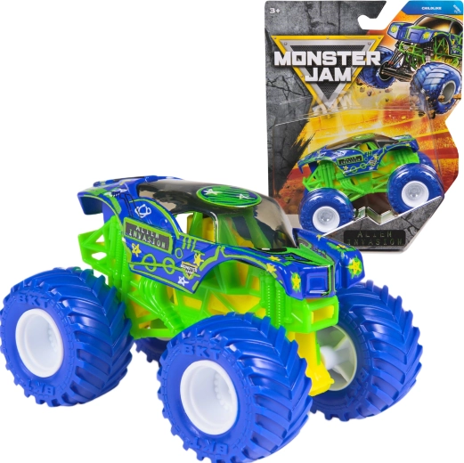 Spin Master Monster Jam monstru kravas auto Alien Invasion 1:64