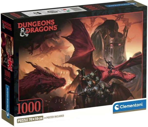 Puzle CLEMENTONI Dungeons & Dragons 1000 gab.