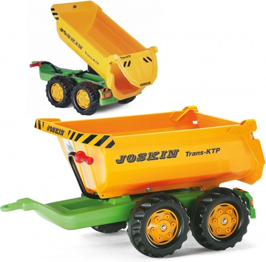 Pašizgāžamā piekabe Joskin Halfpipe pedāļtransportlīdzekļiem Rolly Toys - 1 gab.