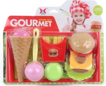 Bērnu plastmasas ēdiena komplekts ar paplāti