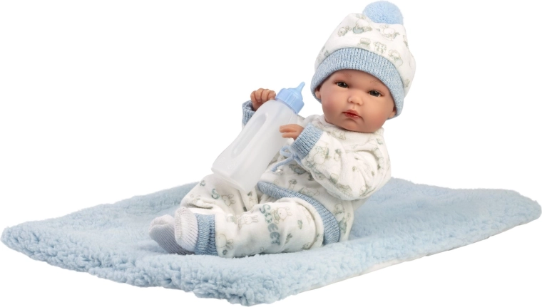 Llorens New Born puisēns – reālistiska zīdaiņa lelle peldēšanai 35 cm