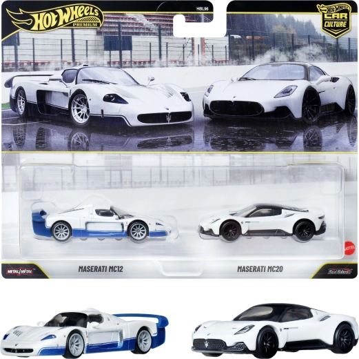 Hot Wheels Premium komplekts ar 2 auto Maserati MC12 un Maserati MC20