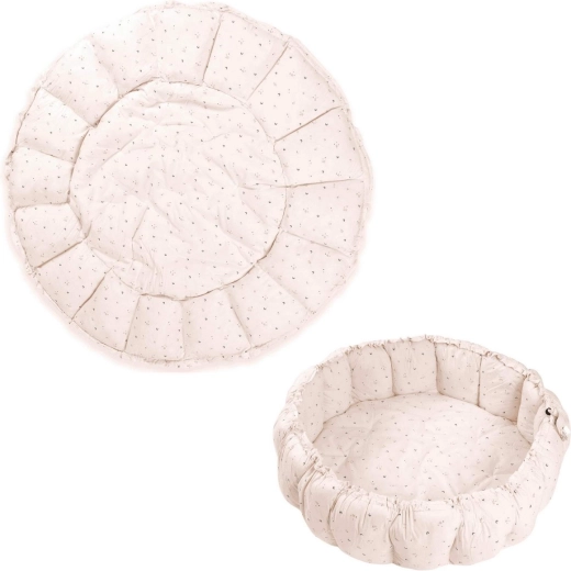 Play and Go Coco Bloom bērnu ligzdiņa un spēļu paklājiņš 3v1 Moon