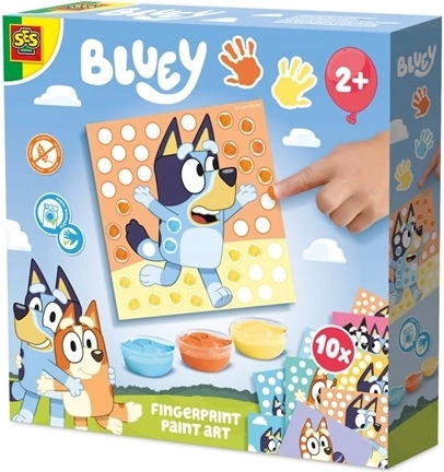 SES Bluey Finger Painting