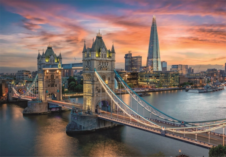 Puzzle 1500 Pieces Compact London Twilight