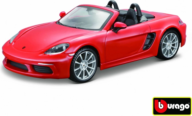 Bburago modelis Porsche 718 Boxster oranžs 1:24