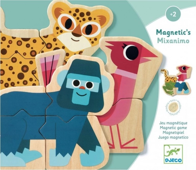 Djeco magnētiskā dzīvnieku puzle