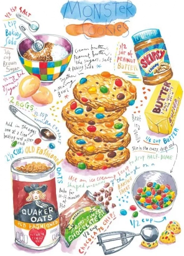 Giant Cookies Puzzle 1000 Pieces