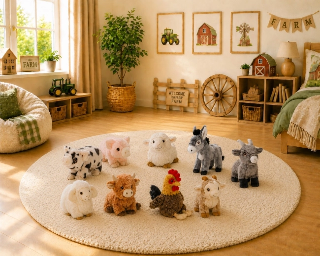 Keeleco Farm collection: farm animals for the nursery