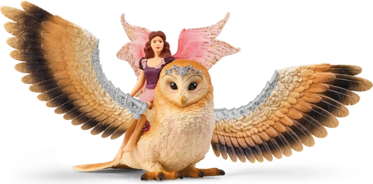 Schleich Bayala feja uz lidojošas pūces