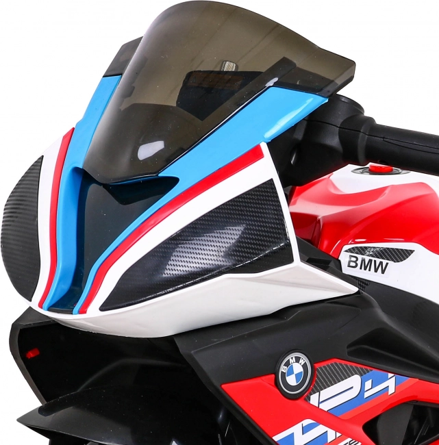 Children's Electric Motorcycle BMW HP4, Red, 3 Wheels, LED Lights, MP3/USB, Eco-Leather Seat