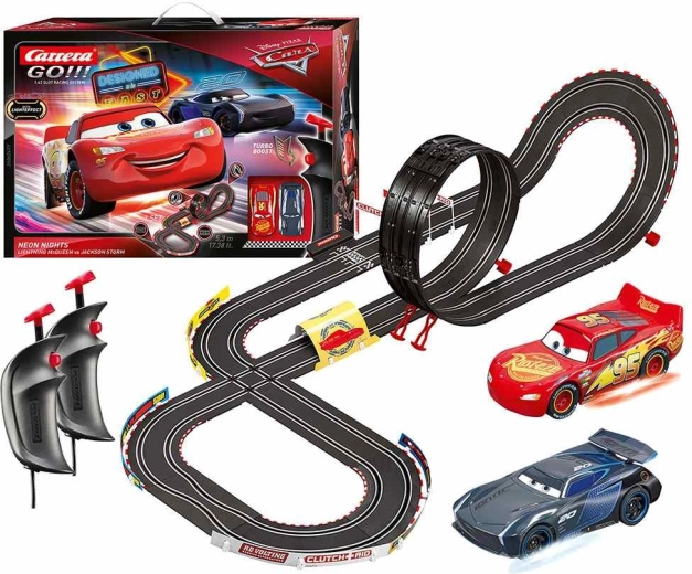 Autotrase Carrera GO!!! Cars Neon Nights 5,3 m
