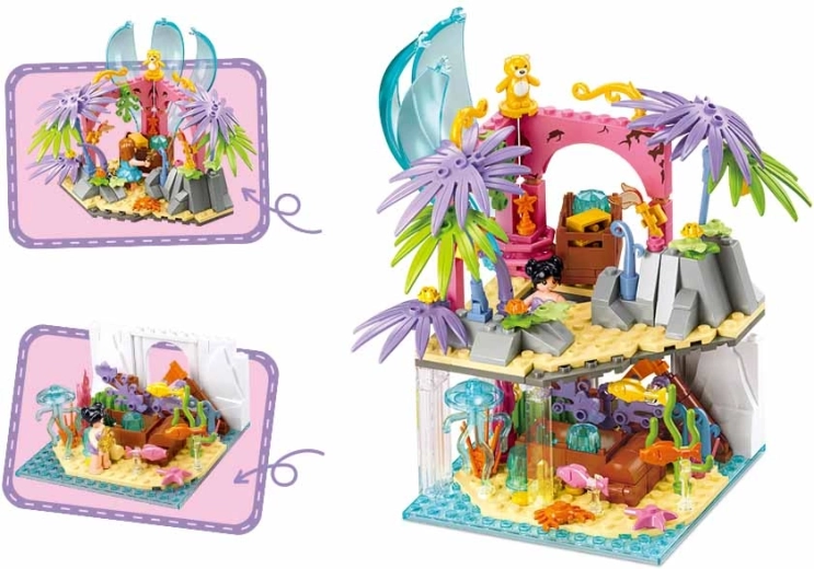 224 pieces for creative building