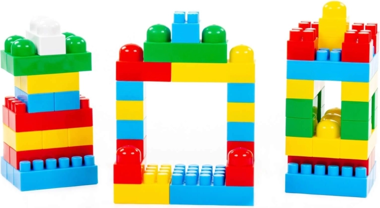 Colorful blocks for creative play