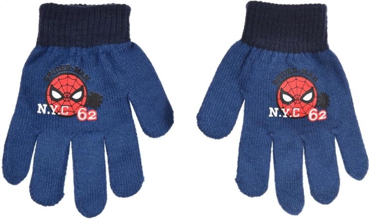 Winter children's gloves Spiderman - 1 piece
