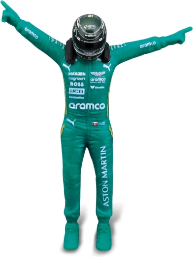 F1 braucēja figūriņa čempiona pozā