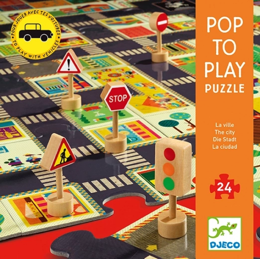 Djeco giant puzzle - city