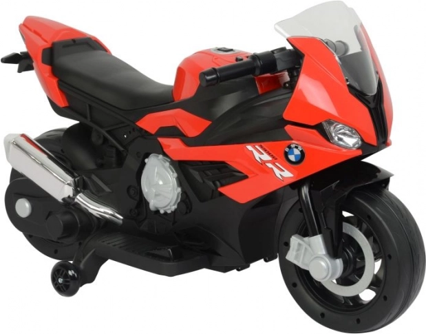 Bērnu elektriskais motocikls BMW S1000RR sarkanā krāsā
