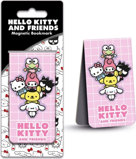 Hello Kitty magnetic bookmark, pink