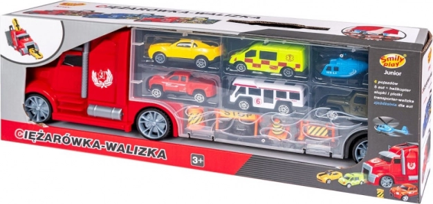 Automašīnu komplekts – kravas auto ar koferi