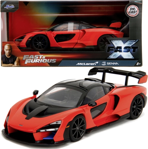 Ātri un bez žēlastības – McLaren Senna auto modelis 19 cm