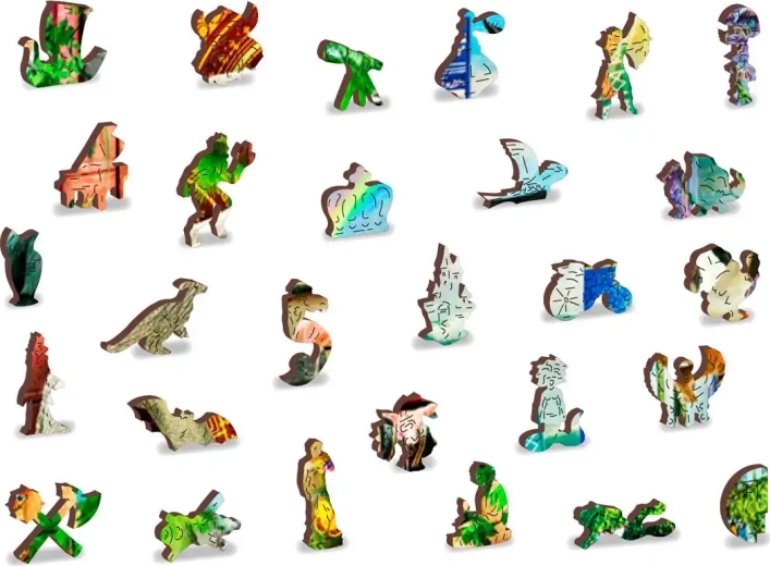 Uniquely shaped “whimsy” pieces