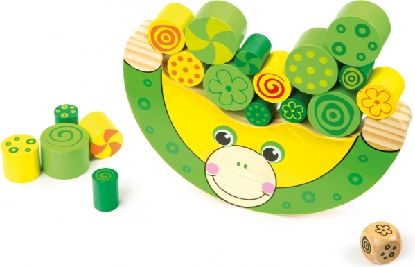 Wooden Balancing Game Frog