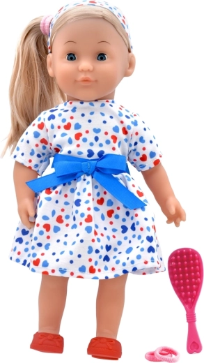 Dolls World modernā lelle Charlotte 36 cm – balta trikolore