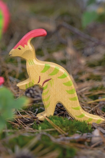 Holztiger parasaurolophus - 1 gab.