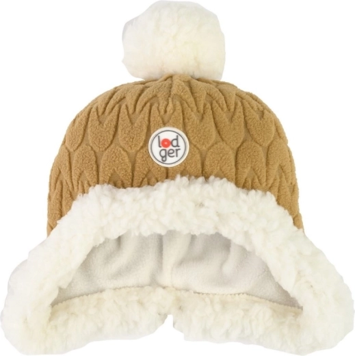 Lodger flīsa cepure Hatter Empire dark honey 1–2 gadi