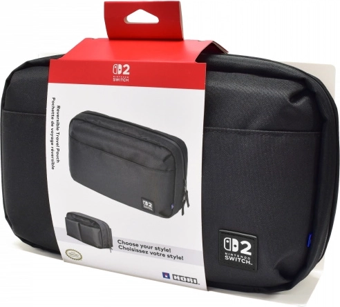 Hori Reversible Travel Pouch for Nintendo Switch 2 (Black)