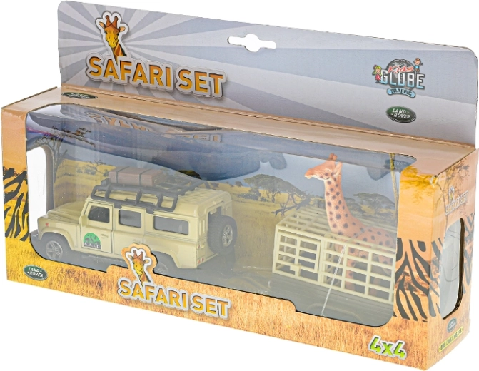 Pilns safari komplekts ar žirafes figūriņu