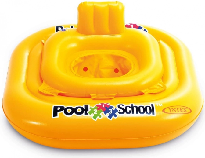 Uzpūšams peldriņķis ar sēdekli Intex Pool School