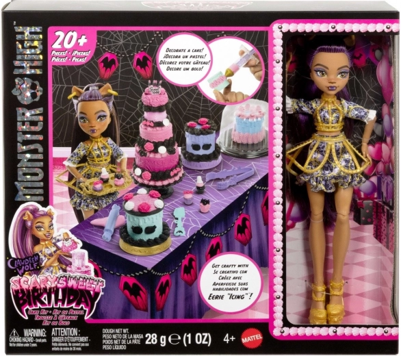 Monster High Scary-Sweet Birthday – Clawdeen Wolf Cake Decorating Set