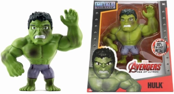 Metāla kolekcionējamā figūriņa MARVEL HULK 15 cm