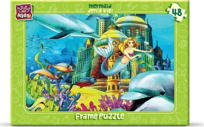 ART PUZZLE jūras nāra – bērnu rāmja puzle, 48 gabaliņi