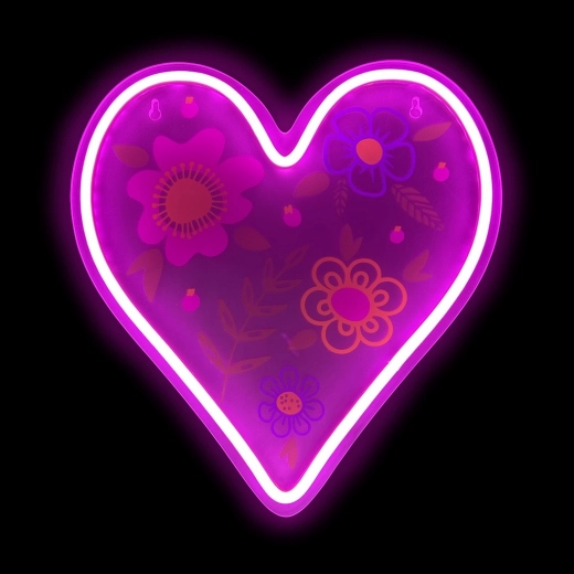 LED Neon Heart Light 2Kids Toys