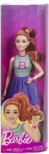 Lelle Barbie Fashionistas mīlīgā karsējmeitenes tērpā
