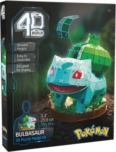 Pokémon 4D Build Bulbasaurs 3D puzle