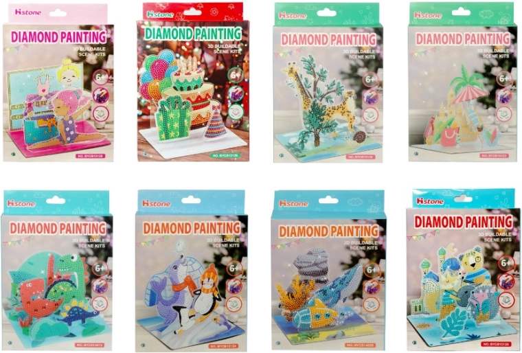 Dimanta mozaīka 3D aina – radošais komplekts