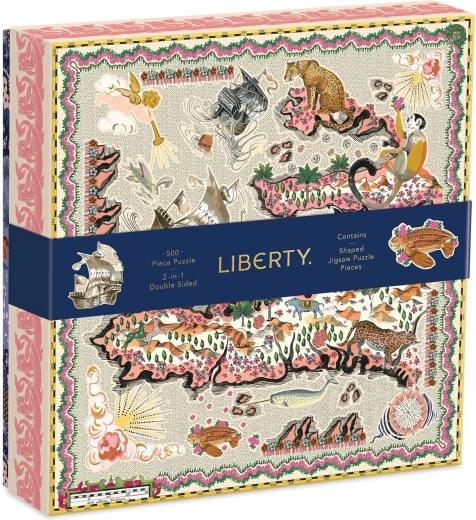 Galison abpusēja puzle 2v1 Liberty Maxine London 500 detaļas