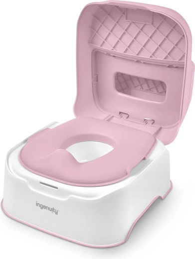 Ingenuity naktspodiņš 3v1 Prepare to Potty Pink