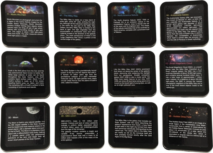 12 maināmi kosmosa diski