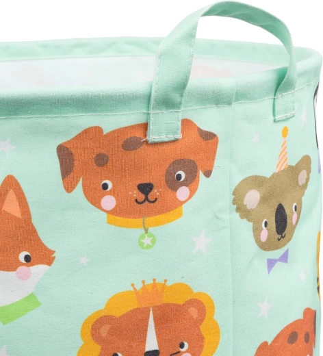 A Little Lovely Company storage basket for toys – animal friends