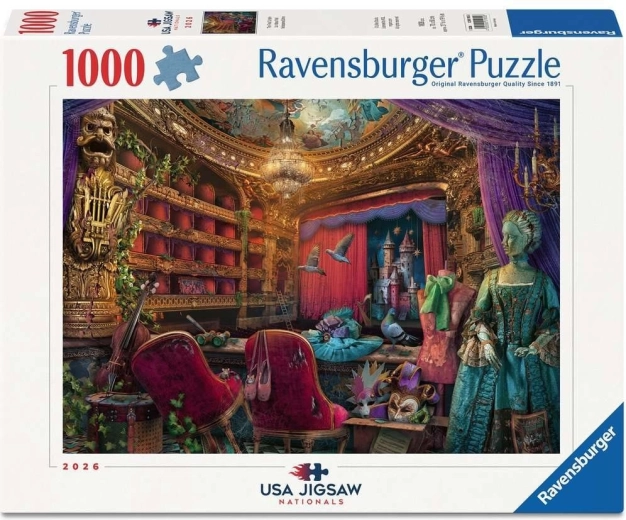 Ravensburger puzle USA Jigsaw Nationals: Pēdējais priekškars, 1000 gab.