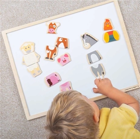 Bigjigs Toys fermas dzīvnieku magnētiņi