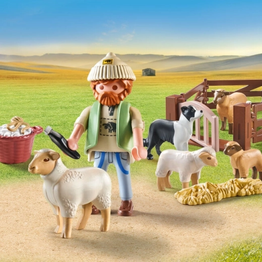 Caring for the flock on the farm