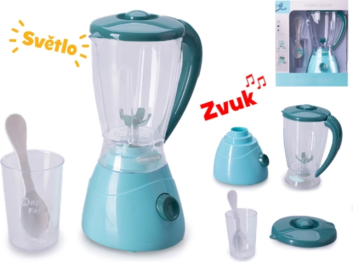 Bērnu virtuves mikseris ar gaismu un skaņu, 18 cm