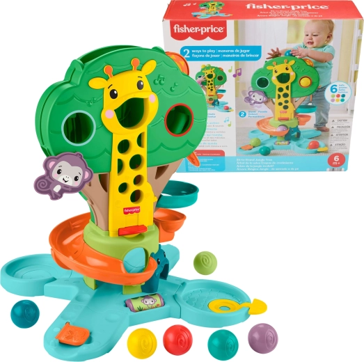 Fisher-Price aktīvais koks ar bumbiņām – no sēdēšanas līdz stāvēšanai