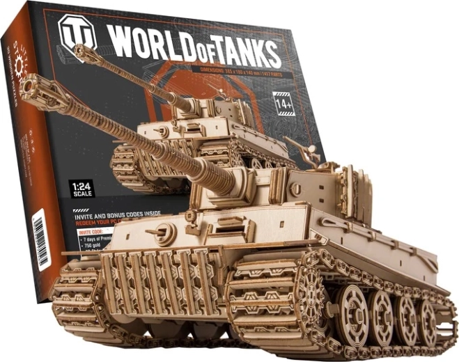 Little Story 3D koka saliekamais modelis World of Tanks Tiger M1